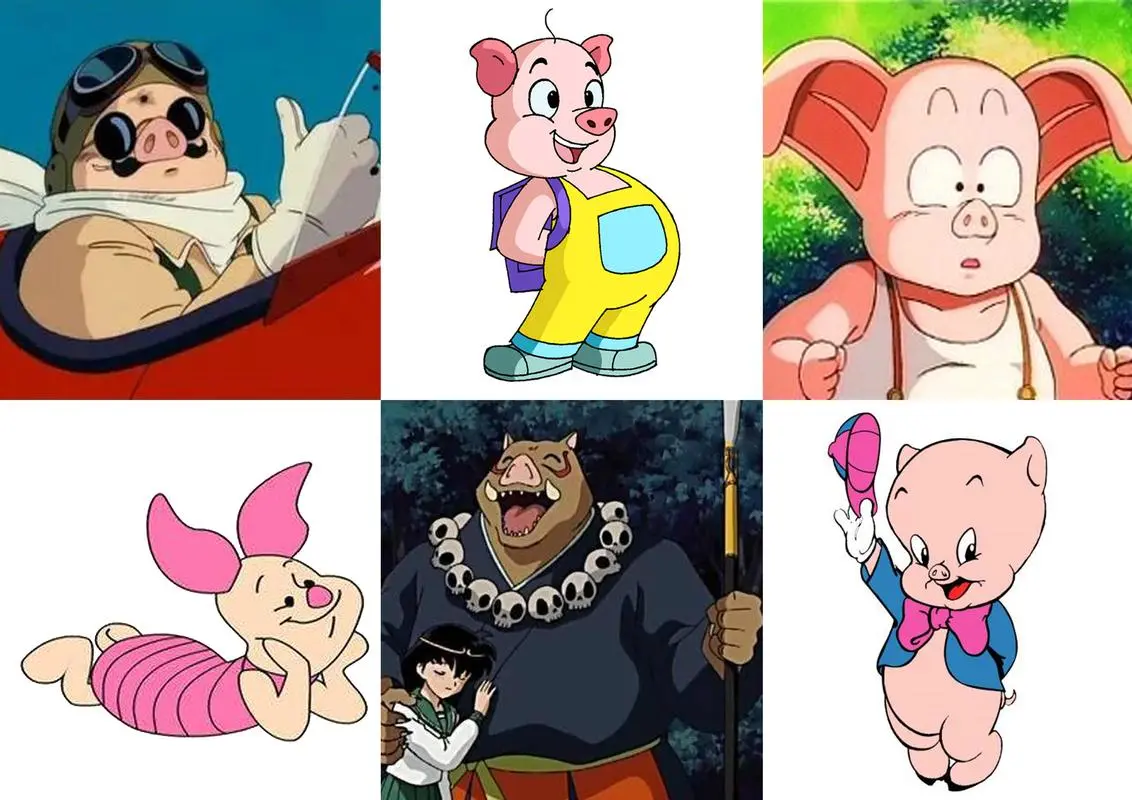小时候猪的动画片 小时候猪的动画片五个字