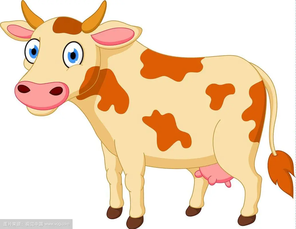 可爱的牛：童心未泯的卡通形象（牛的图片卡通图片 可爱）
