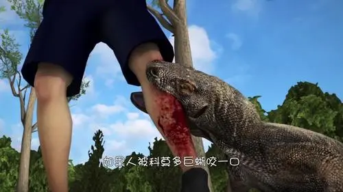 科莫多巨蜥吃人真实事件纪录片 科莫多巨蜥吃人的视频