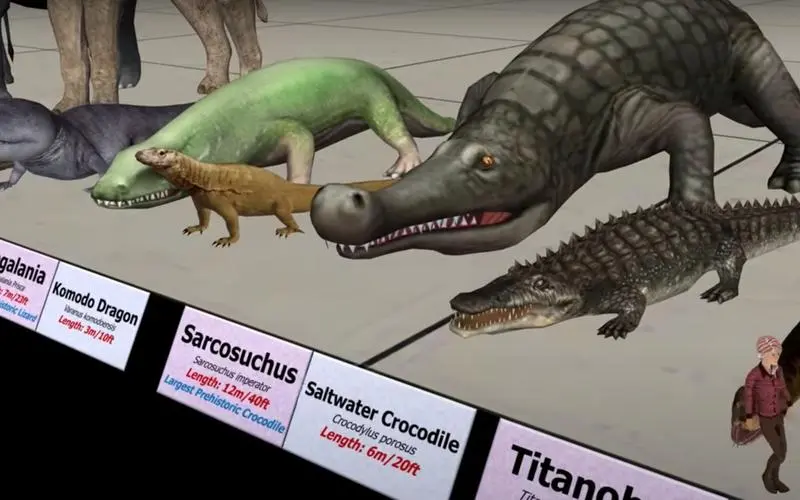 恐龙与鳄鱼的区别图片（恐龙和鳄鱼的区别图片）
