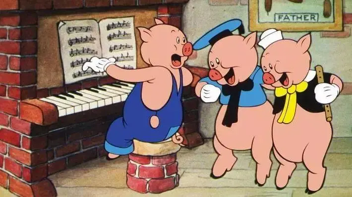 小时候看的关于猪的动画片 猪的动画图片
